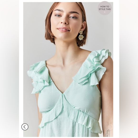 Francesca’s Camila Ruffle Mini Dress - Picture 5 of 8